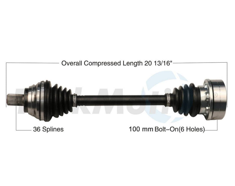 VW CV Axle Shaft – Front Driver Side – Aftermarket VW8109