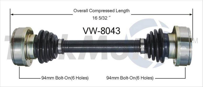 CV Axle Shaft – Rear