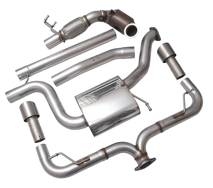 Racingline Golf Mk7 Golf R "Cup Edition" Rear Exhaust System (Cat-back)