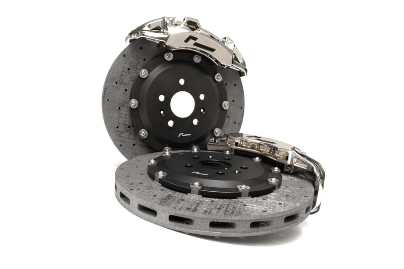 RacingLine Stage 3+ Carbon Brake Kit 380mm 6 Pot / A5 Platform / RED