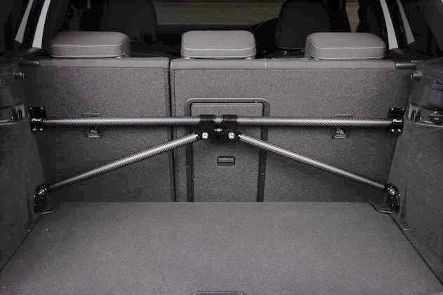 Racingline Carbon Fiber Rear Chassis Hatch Brace | VW Mk7 | Mk7.5 | Mk8