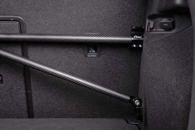 Racingline Carbon Fiber Rear Chassis Hatch Brace | VW Mk7 | Mk7.5 | Mk8