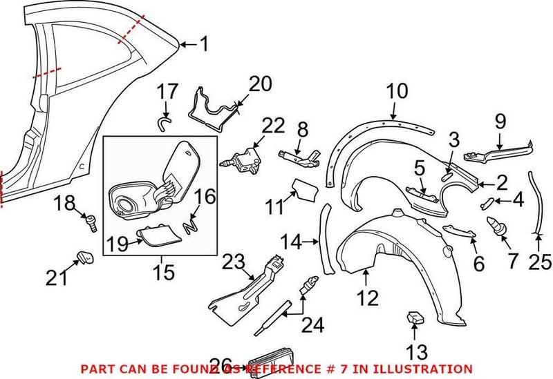 VW Hex Bolt (M5x19) WHT000032