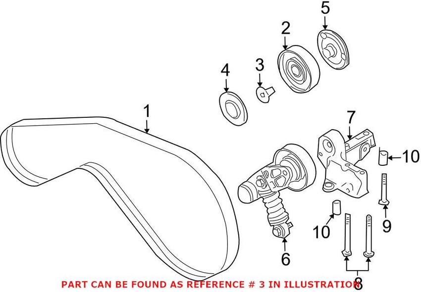 Genuine VW/Audi VW Allen Bolt (M8x13x17) WHT001100