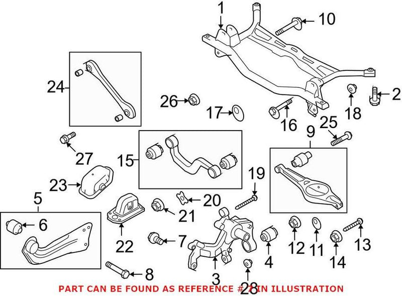 Genuine VW/Audi VW Hex Bolt (M12x1.5) WHT005747