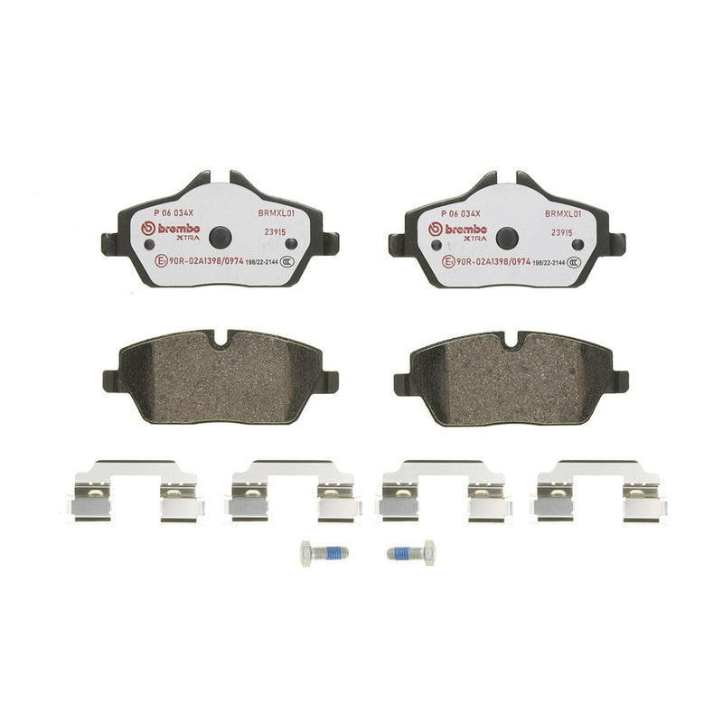 BREMBO XTRA Low-Met Front Disc Brake Pad Set - P06034X