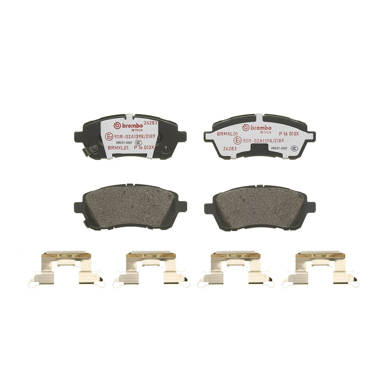 BREMBO XTRA Low-Met Front Disc Brake Pad Set - P16013X