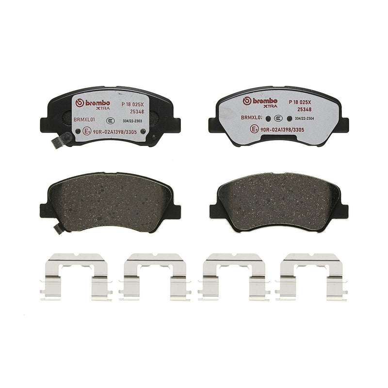 BREMBO XTRA Low-Met Front Disc Brake Pad Set - P18025X