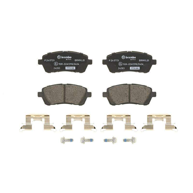 BREMBO XTRA Low-Met Front Disc Brake Pad Set - P24072X