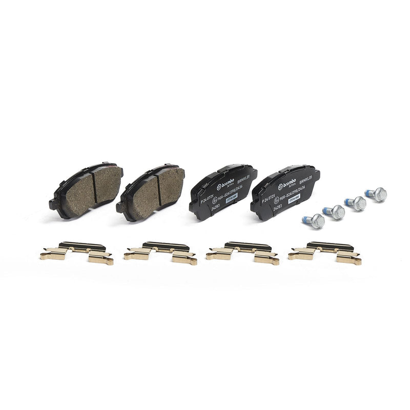 BREMBO XTRA Low-Met Front Disc Brake Pad Set - P24072X