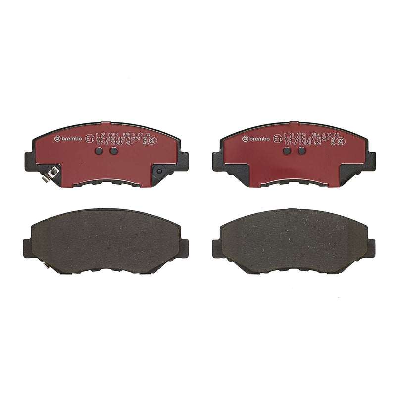 BREMBO XTRA Low-Met Front Disc Brake Pad Set - P28035X