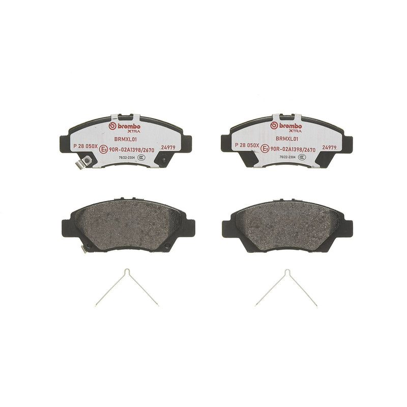 BREMBO XTRA Low-Met Front Disc Brake Pad Set - P28050X
