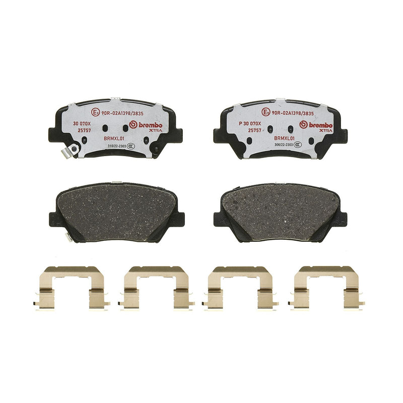 BREMBO XTRA Low-Met Front Disc Brake Pad Set - P30070X