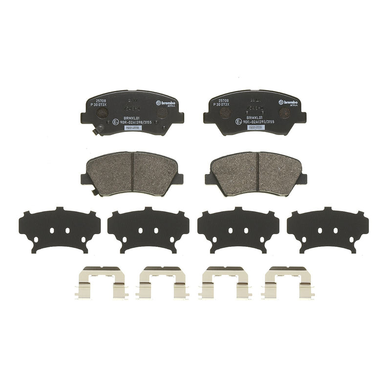 BREMBO XTRA Low-Met Front Disc Brake Pad Set - P30073X