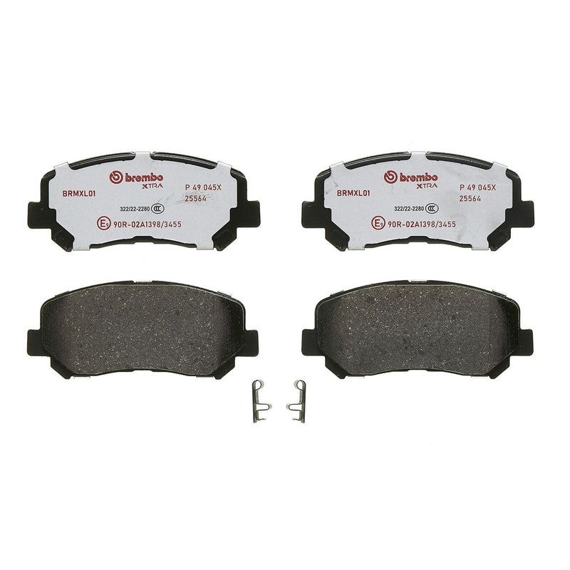 BREMBO XTRA Low-Met Front Disc Brake Pad Set - P49045X