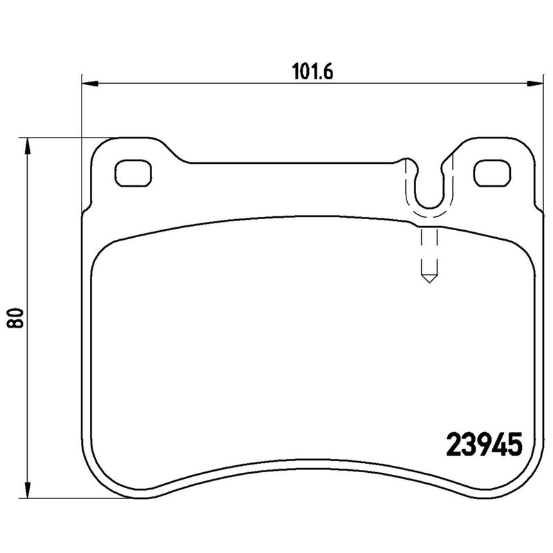 BREMBO XTRA Low-Met Front Disc Brake Pad Set - P50073X