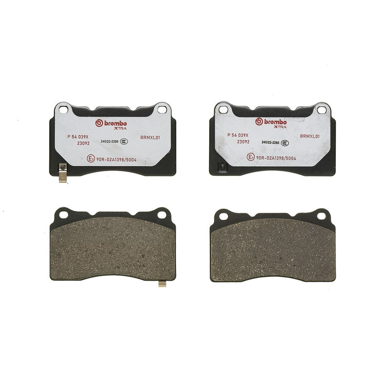BREMBO XTRA Low-Met Front Disc Brake Pad Set - P54039X
