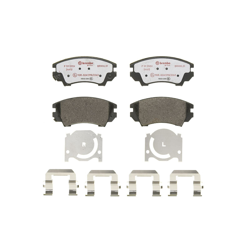 BREMBO XTRA Low-Met Front Disc Brake Pad Set - P59055X
