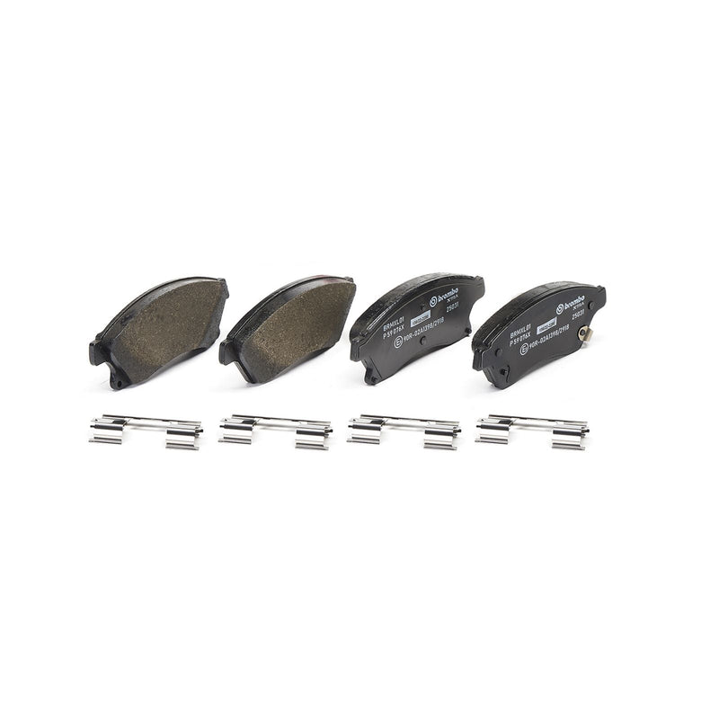 BREMBO XTRA Low-Met Front Disc Brake Pad Set - P59076X