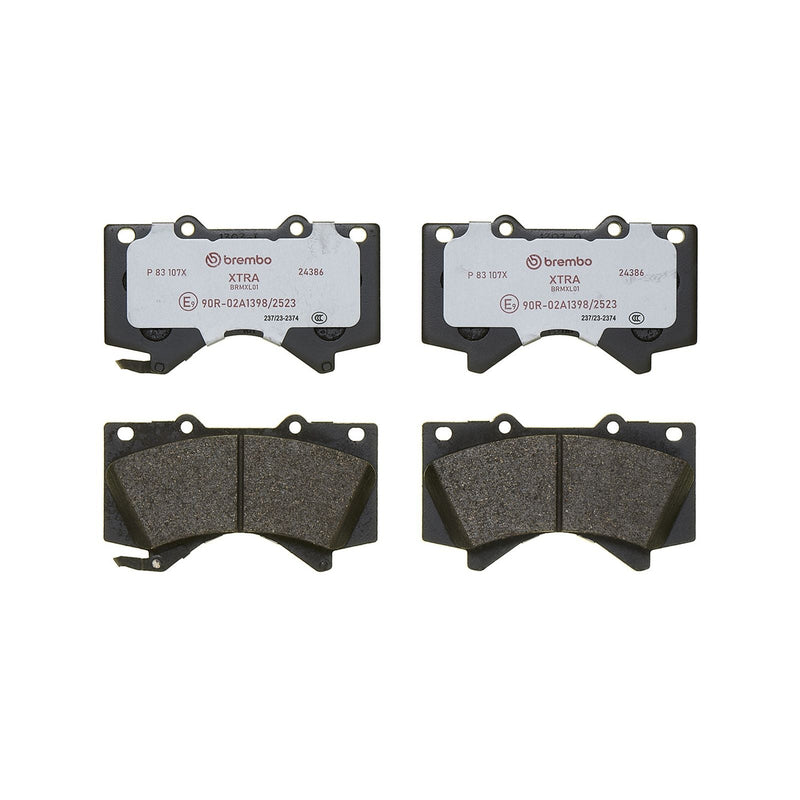 BREMBO XTRA Low-Met Front Disc Brake Pad Set - P83107X