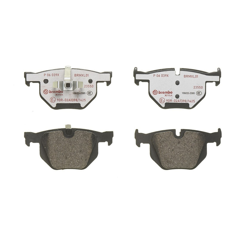 BREMBO XTRA Low-Met Rear Disc Brake Pad Set - P06039X