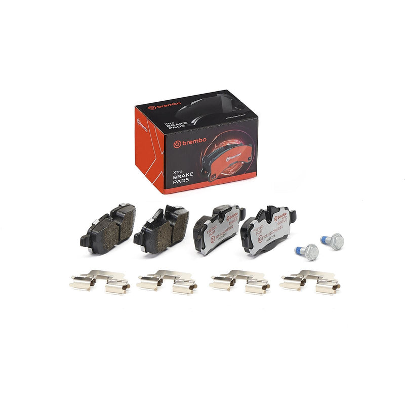 BREMBO XTRA Low-Met Rear Disc Brake Pad Set - P06052X
