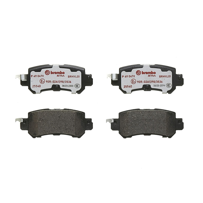 BREMBO XTRA Low-Met Rear Disc Brake Pad Set - P49047X