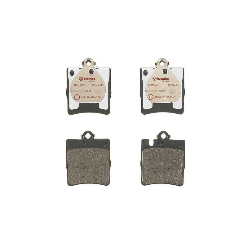 BREMBO XTRA Low-Met Rear Disc Brake Pad Set - P50033X