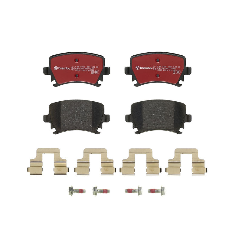BREMBO XTRA Low-Met Rear Disc Brake Pad Set - P85073X