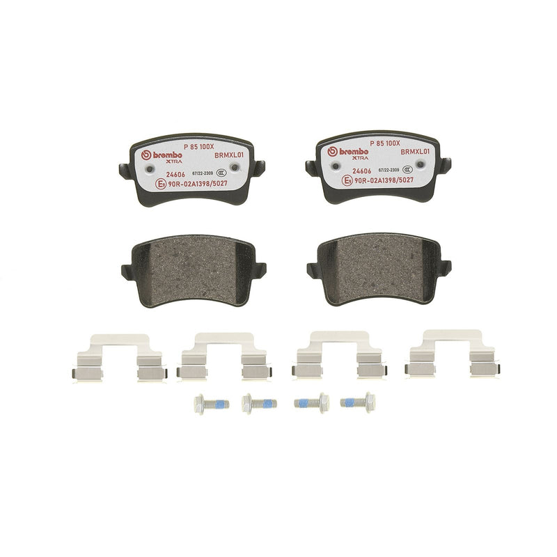BREMBO XTRA Low-Met Rear Disc Brake Pad Set - P85100X