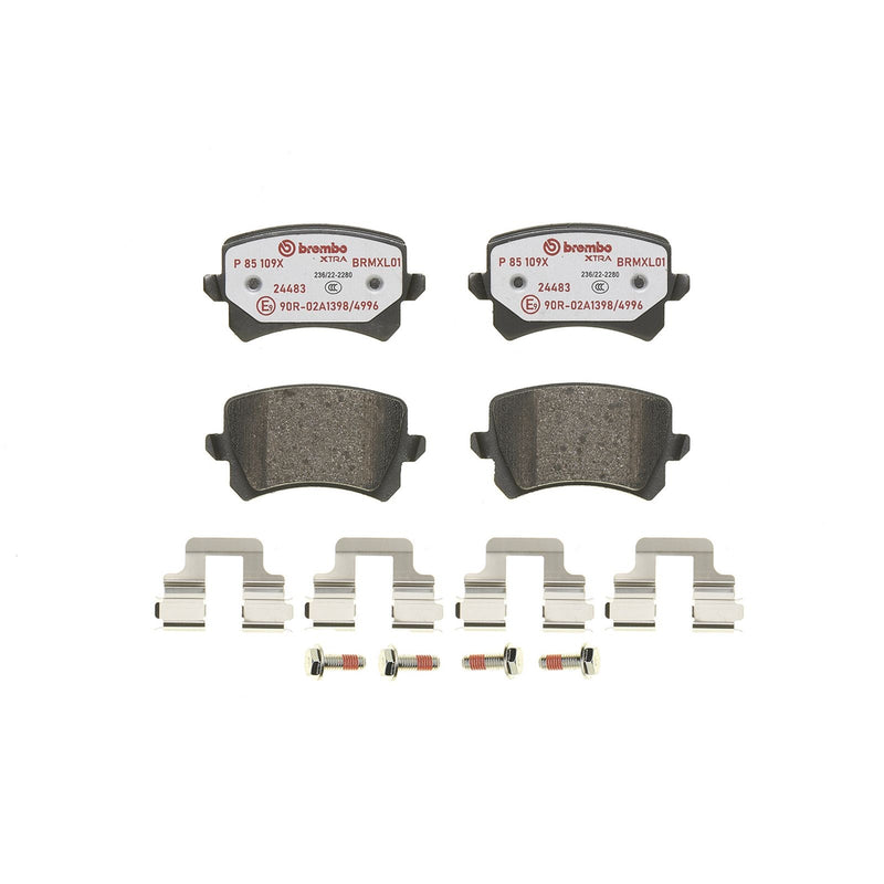 BREMBO XTRA Low-Met Rear Disc Brake Pad Set - P85109X