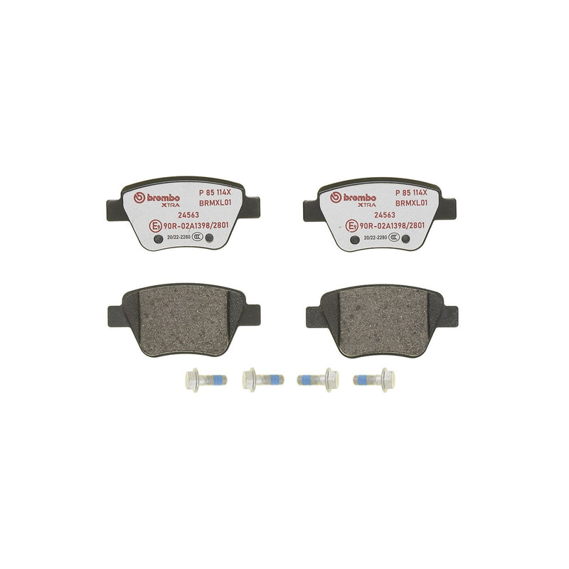 BREMBO XTRA Low-Met Rear Disc Brake Pad Set - P85114X