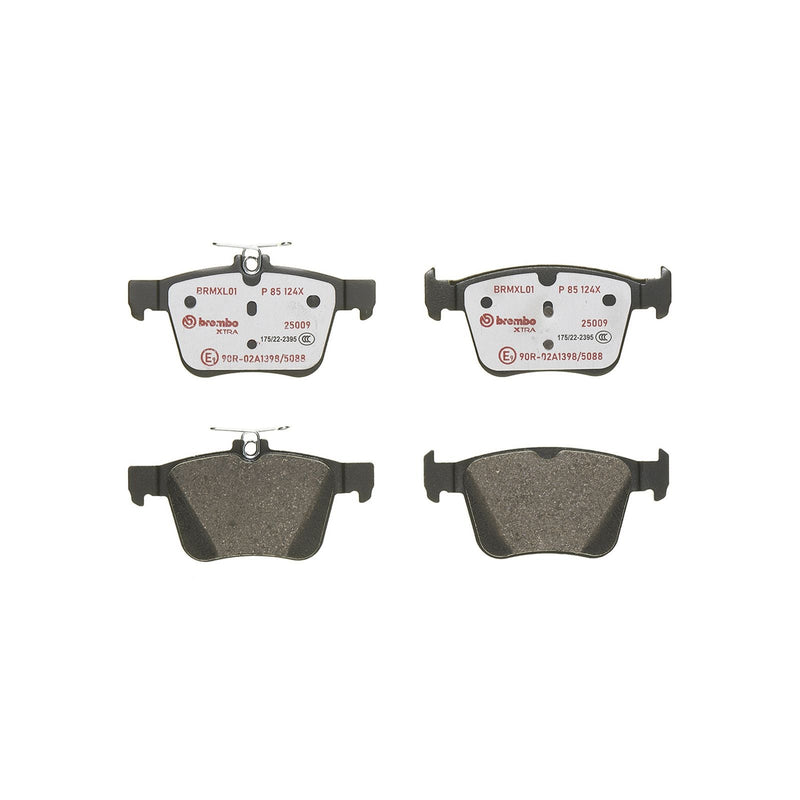 BREMBO XTRA Low-Met Rear Disc Brake Pad Set - P85124X