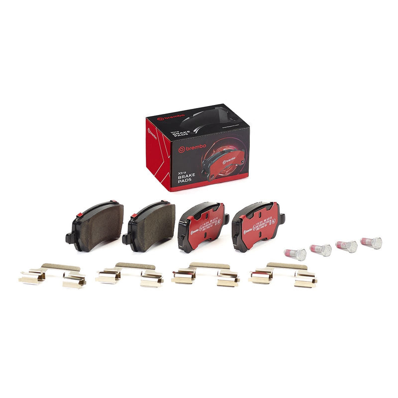 BREMBO XTRA Low-Met Rear Disc Brake Pad Set - P86021X
