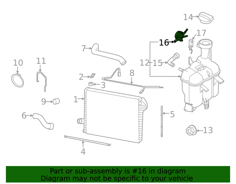 Genuine Porsche parts diagram