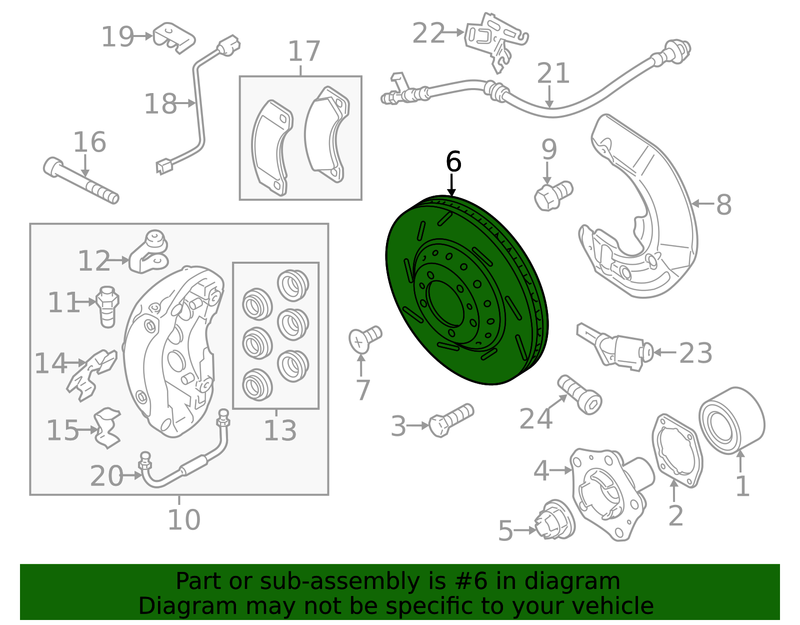 Part can be found as reference #6 in illustration