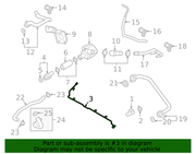 Genuine Porsche parts diagram