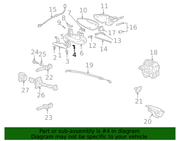 Genuine Porsche parts diagram