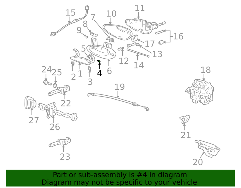 Genuine Porsche parts diagram
