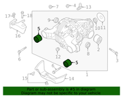 Genuine Porsche parts diagram