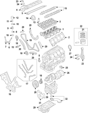 Genuine Porsche parts diagram