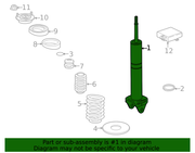 Genuine Porsche parts diagram