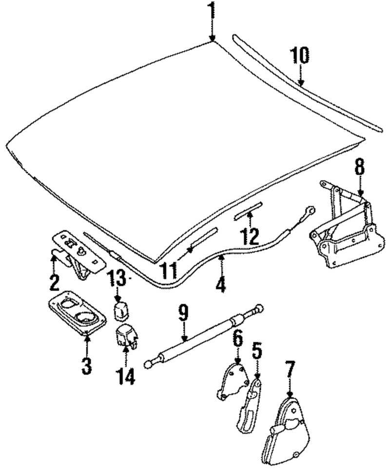 Genuine Porsche parts diagram