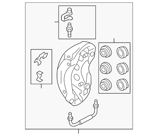 Genuine Porsche parts diagram
