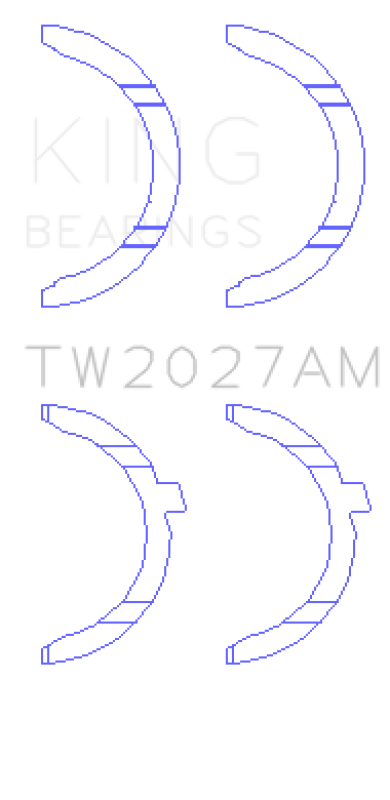 KING ENGINE BEARINGS TW2027AM