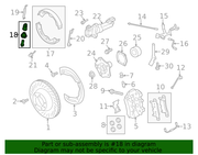 Part can be found as reference #18 in illustration