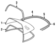 Genuine Porsche parts diagram