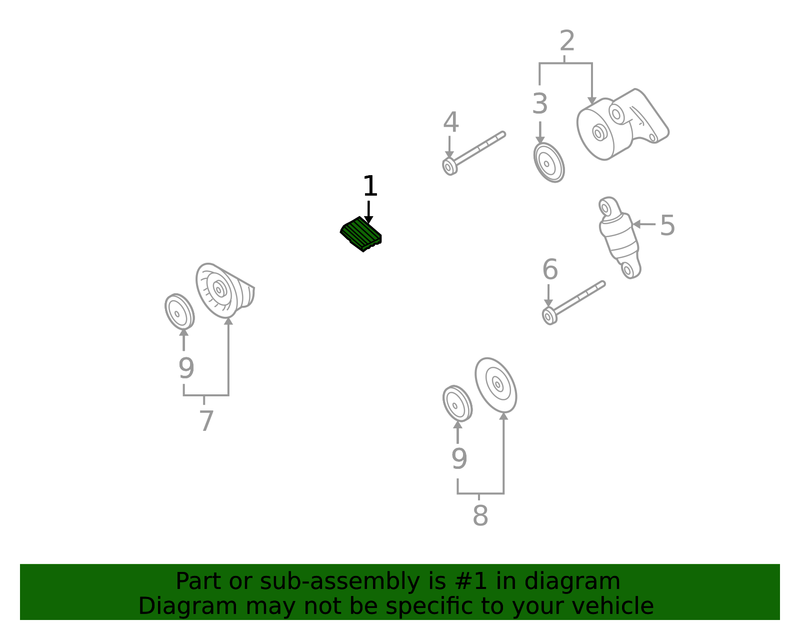 Genuine Porsche parts diagram