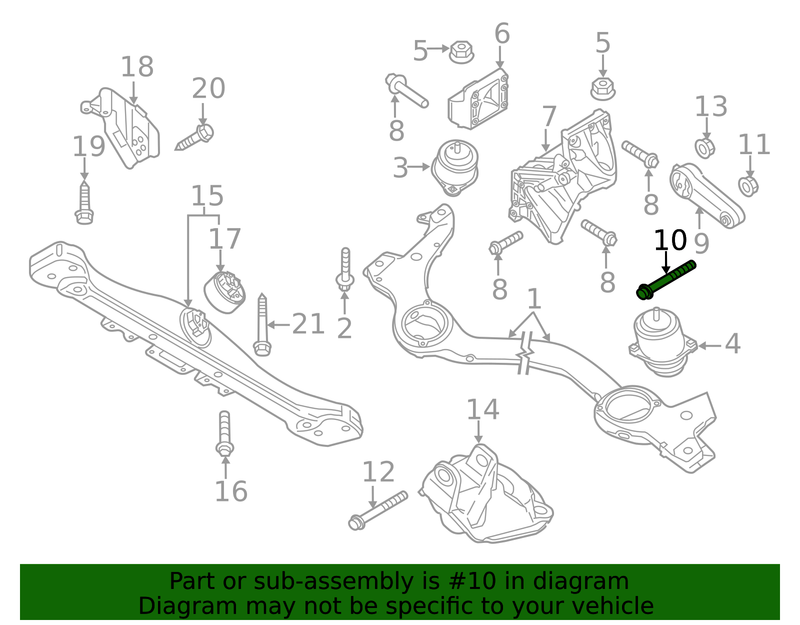 Genuine Porsche parts diagram