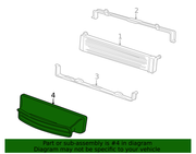 Genuine Porsche parts diagram
